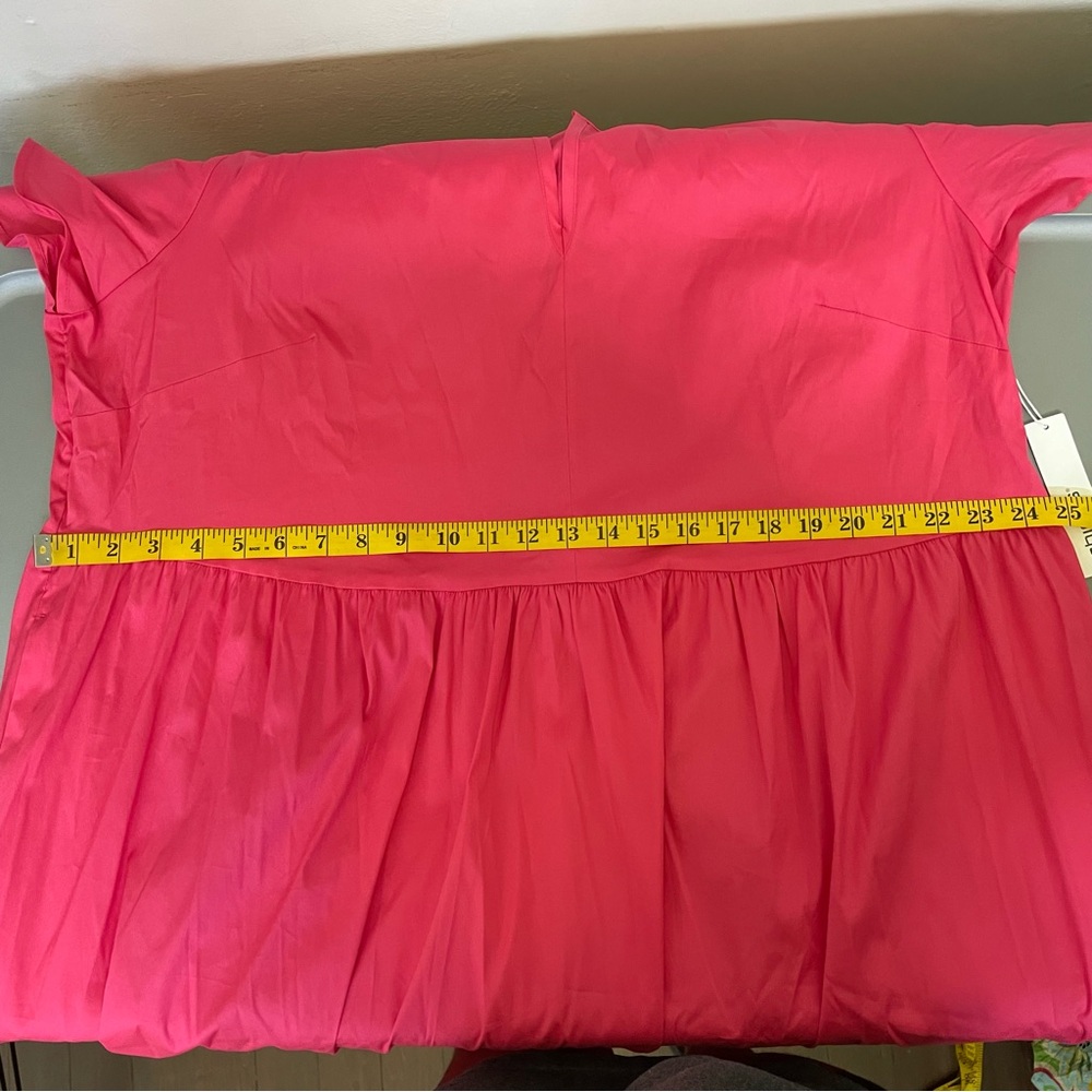 Chico's Women's Size XXL Pink Prairie Cottage Peasant Boho Maxi Tiered Dress NWT - Picture 10 of 11